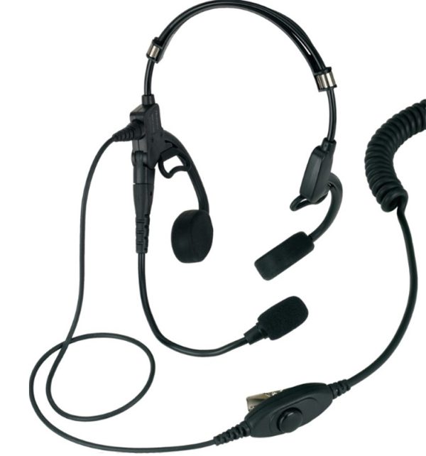 Motorola - IMPRES Temple Transducer with PTT and Noise Cancelling Microphone