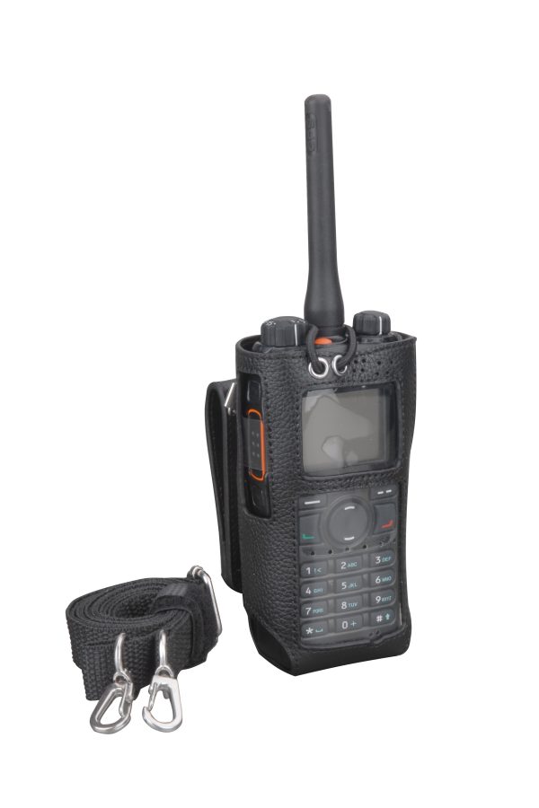Hytera - Leather case (with LCD display and keypad)