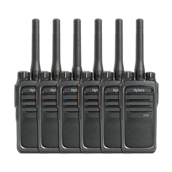 Hytera - 6 x Hytera PD505 Digital Pack