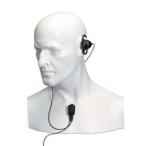 Entel D shaped covert style earpiece (DX series)