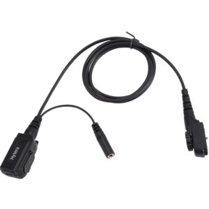 Hytera - PTT & MIC cable (for use with Receive-Only Earpiece) (PD7 / PD9)
