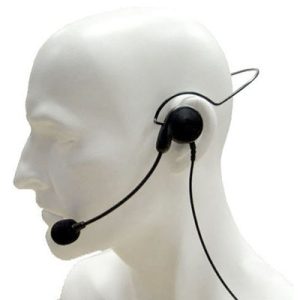 Entel - Lightweight single earpiece headset with in-line PTT and VOX for the HX series