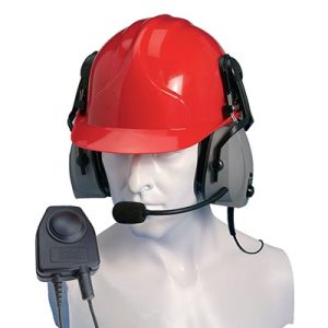 Entel - Double ear-cup ear defender (hard hat use only) with VOX for the HT ATEX series