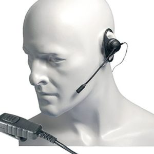 Entel - D-Shaped earpiece with boom microphone for the HX series