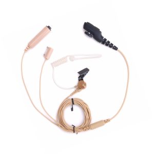 Hytera - 3-Wire Surveillance Earpiece with Transparent Acoustic Tube
