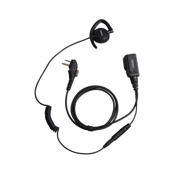 Hytera - C Shaped Earpiece with Adjustable and Inline MIC PTT