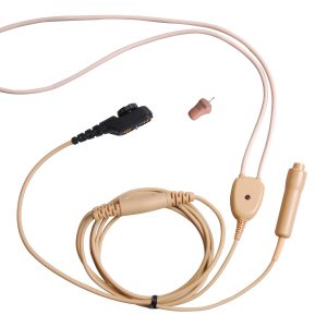 Hytera - 2-Wire Earpiece with Wireless Earphone and Neck Loop