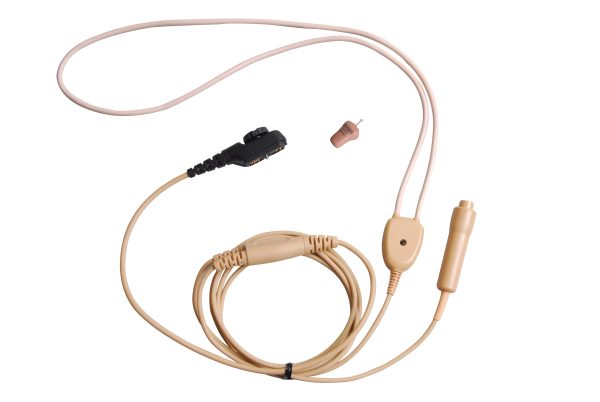 Hytera - 2-Wire Earpiece with Wireless Earphone and Neck Loop