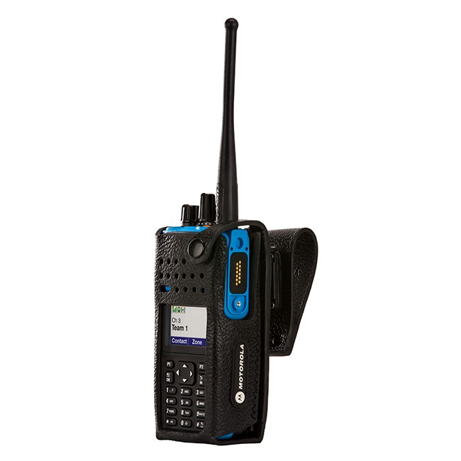 Motorola - Hard Leather Carry Case for Display Radio