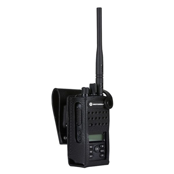 Motorola - Hard Leather Carry Case for Display Radio