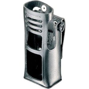 Motorola - Leather Carry Case with Belt Loop for Keypad Models(for radios with NiMH, NiCD and FM battery)