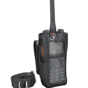 Hytera - Leather case (with LCD display and keypad)