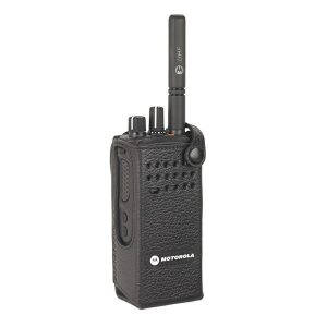 Motorola - Hard Leather Case with 3" Fixed Belt Loop for NON DISPLAY RADIO
