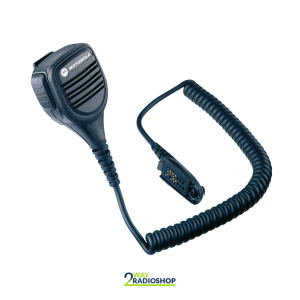 Motorola - Remote Speaker Microphone (IP57) with Windporting Enhanced Noise Reduction