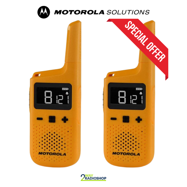 Motorola TLKR T72  Walkie-Talkie (Twin pack)