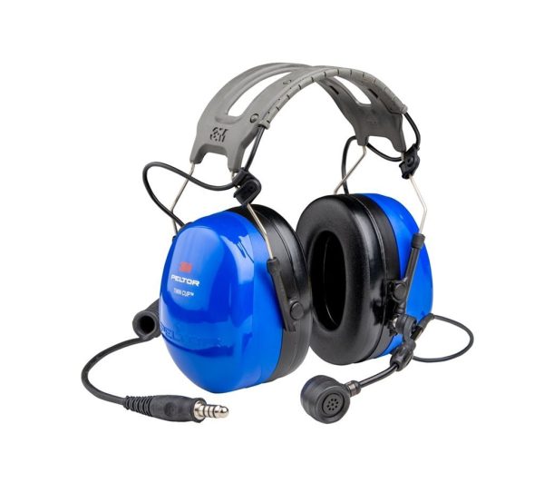 3M Peltor ATEX Twin Cup Headset with Headband & Boom Mic