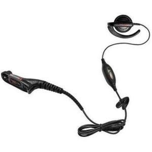 Motorola - MAGONE Ear Receiver with In-Line Microphone and PTT