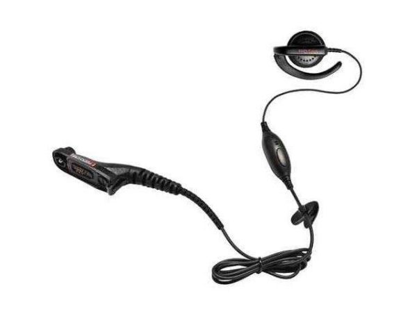 Motorola - MAGONE Ear Receiver with In-Line Microphone and PTT