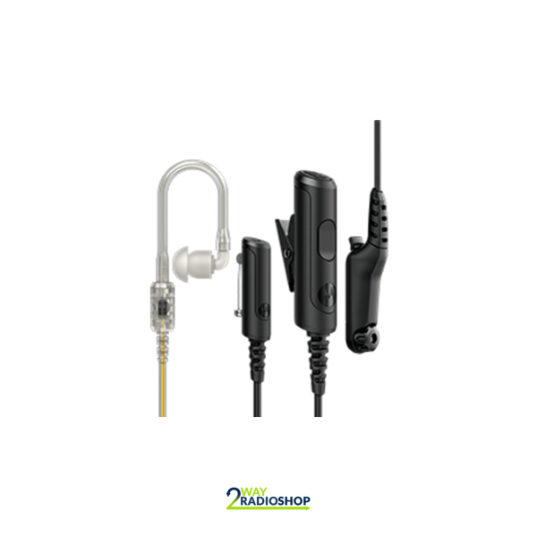 Motorola IMPRES™ 3-Wire Surveillance Kit with Translucent Tube, Black