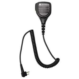 Motorola - Remote Speaker Microphone with Ear Jack & Enhanced Noise Reduction