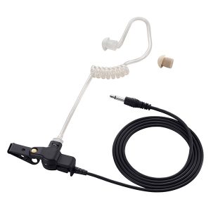 ICOM - Clear acoustic tube Earphone with clothing clip