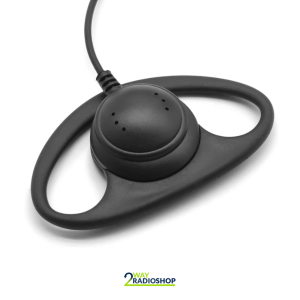 Value Hytera Flexi D-shaped earpiece with inline mic and PTT