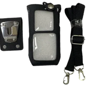 Leather Carrying Case (Black, with Display) - LCY025