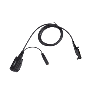 Hytera PTT and Mic Unit (for use with Receive-Only Earpieces)
