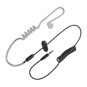 Hytera Receive-Only Transparent Earpiece (for PTT & Mic Units)